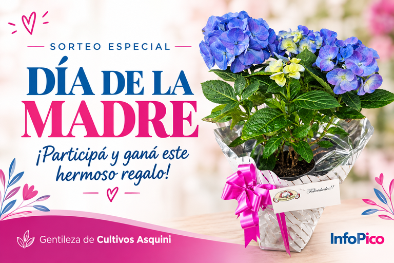 InfoPico y Cultivos Asquini sortean un regalo especial por el Día de la Madre