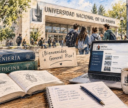 Cada vez más estudiantes eligen General Pico para sus estudios superiores: un 40% se queda en la ciudad (Imagen ilustrativa IA - infopico.com)