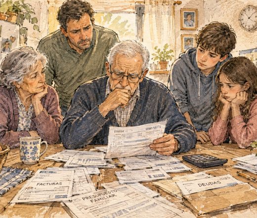¿Qué pasa cuando el padre no paga? La Justicia pampeana limitó la cuota alimentaria que debe abonar un abuelo (Imagen ilustrativa IA - infopico.com)