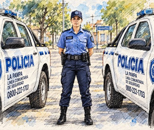 Le sustrajeron el arma reglamentaria a una mujer policía en La Pampa y deberá pagarla en 10 cuotas: el planteo que rechazó el Tribunal de Cuentas (Imagen ilustrativa IA - infopico.com)