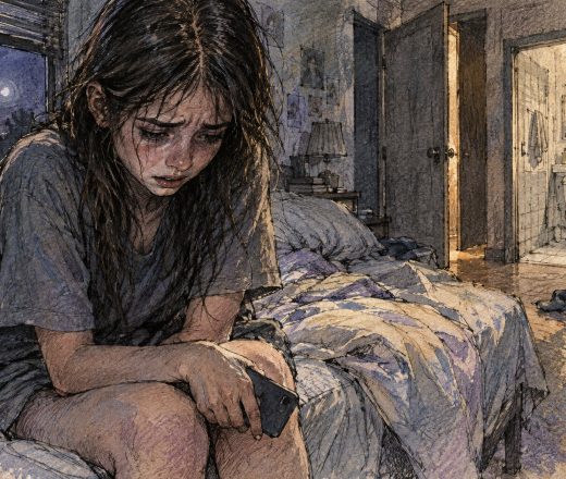 Condenaron a un joven a seis años de prisión por violar a una adolescente mientras dormía (Imagen ilustrativa IA - infopico.com)