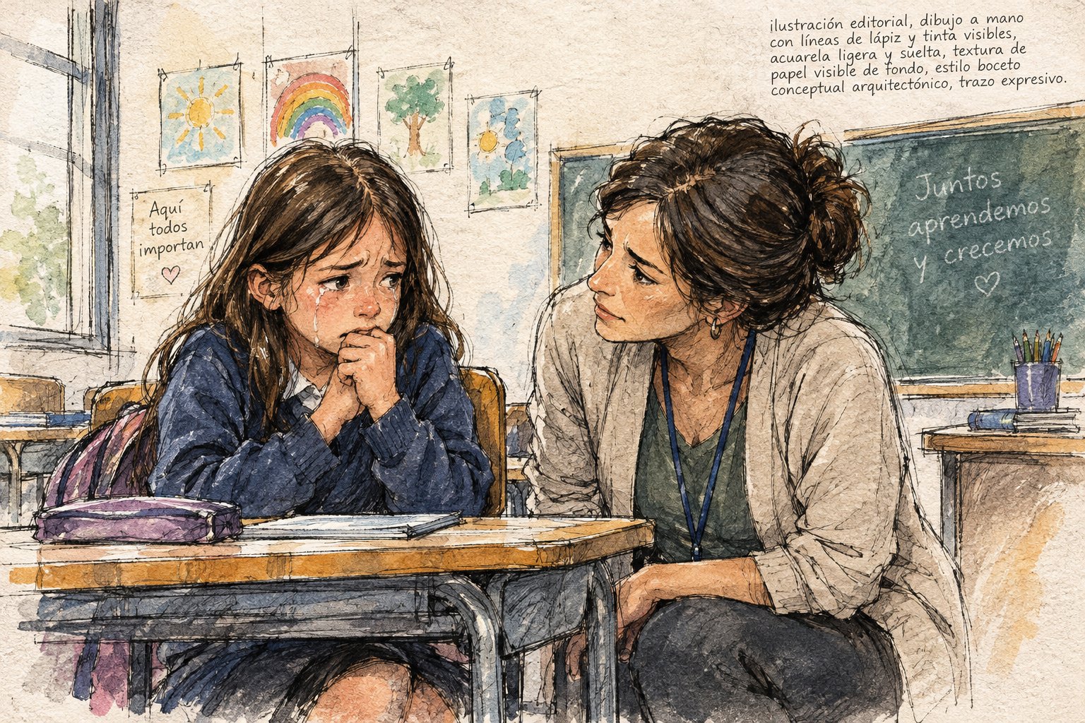 Confirman condena a un hombre por abusar de una niña: la víctima logró contarlo gracias a una maestra (Imagen ilustrativa IA - infopico.com)