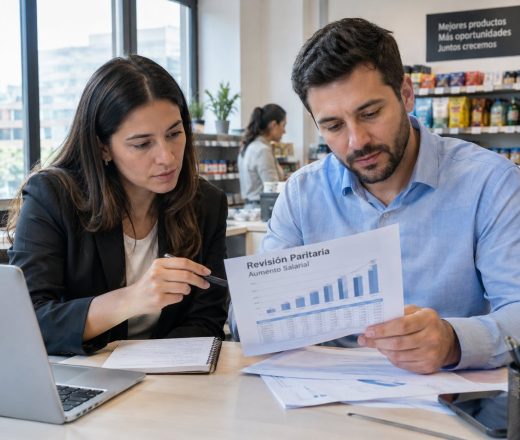 Firmaron la revisión paritaria de comercio con un incremento del 5,7% y una suma extraordinaria (Imagen ilustrativa IA - infopico.com)