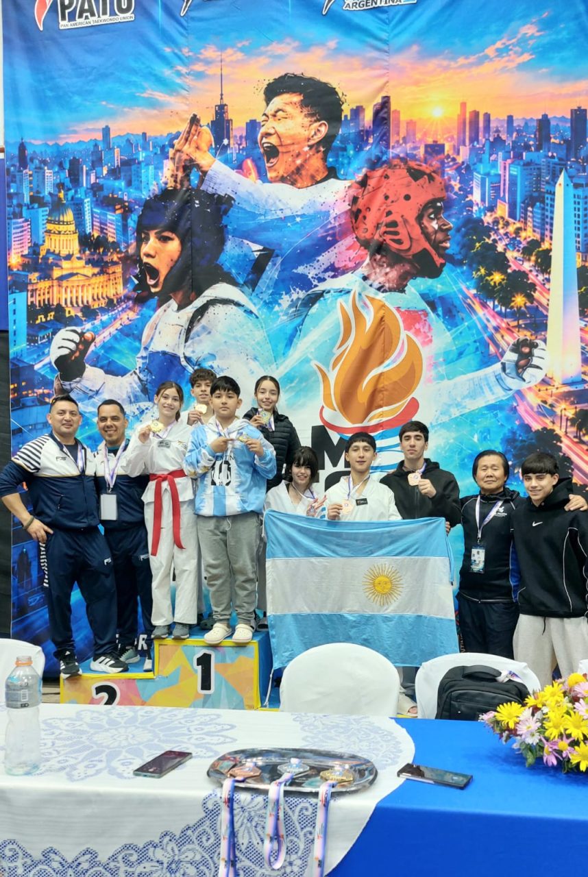 Brillante actuación de los taekwondistas pampeanos en el certamen internacional Panam Series