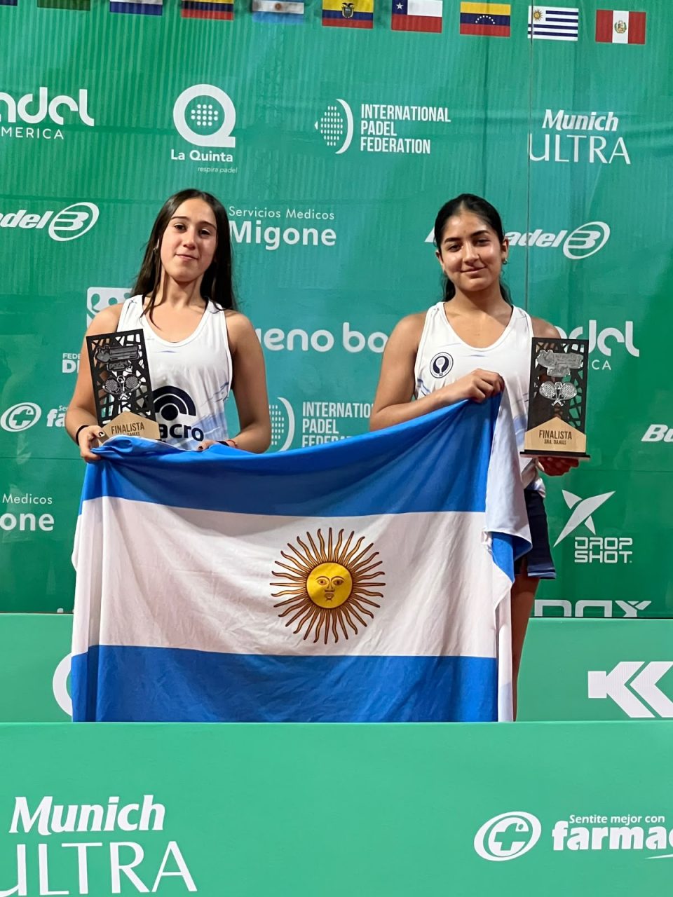 Orgullo piquense: con apenas 13 años, Felicitas Siage se consagró subcampeona panamericana de pádel