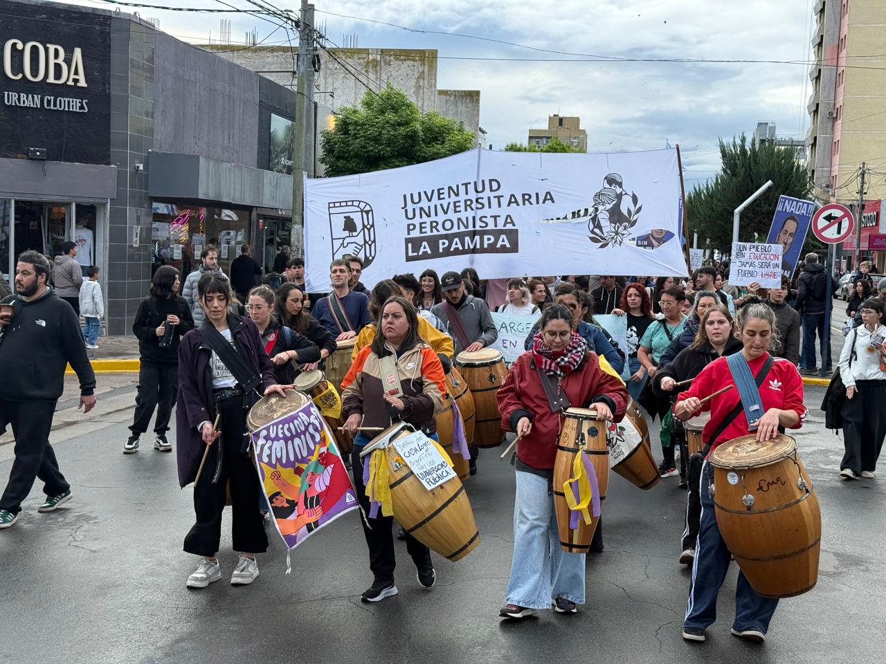 Marcha Federal Universitaria en Santa Rosa